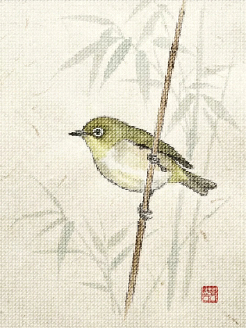 Diamond Painting - Kuifje aan de Oeverwilg