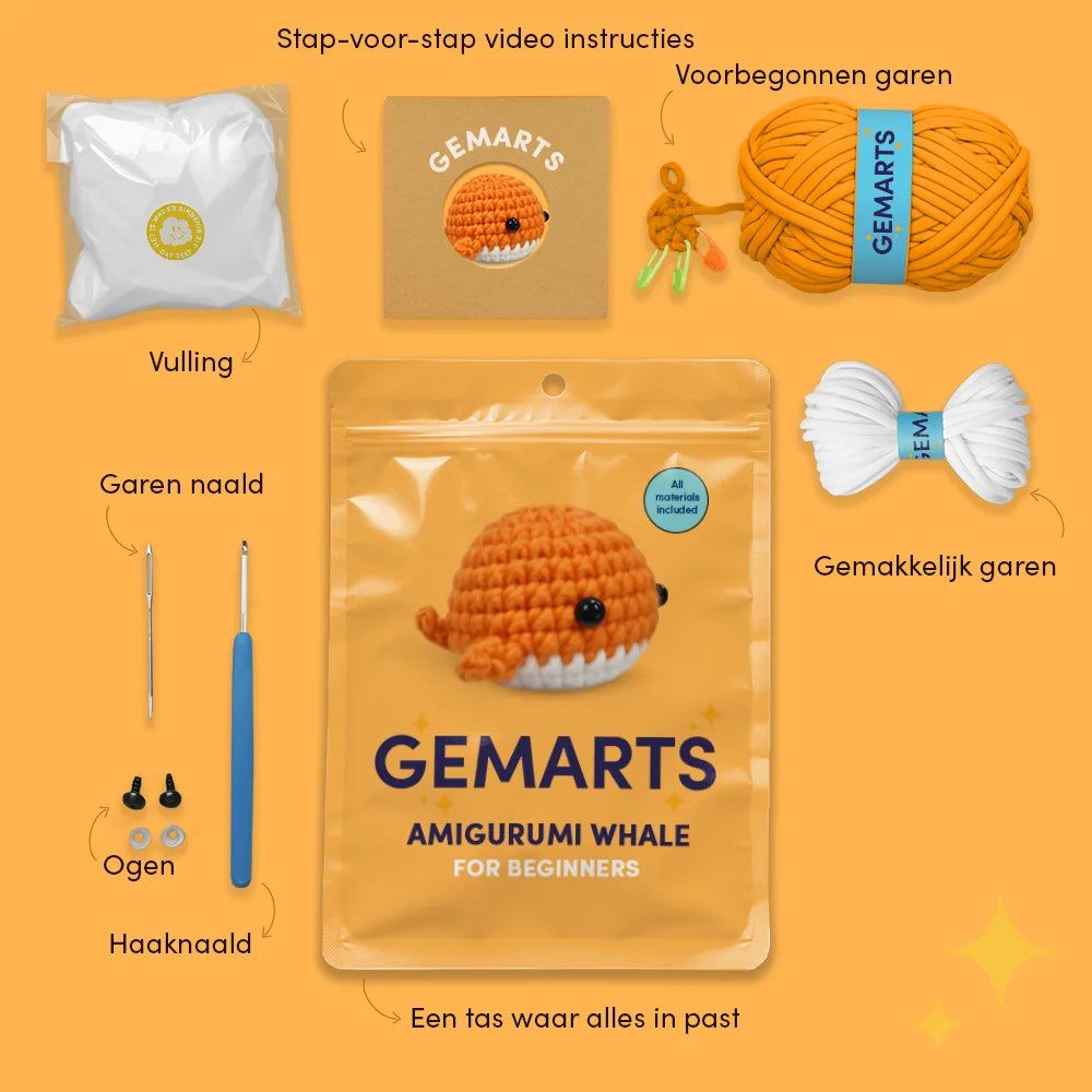 Amigurumi Walvis - Gemarts
