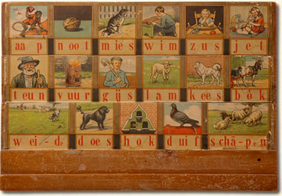 diamond painting aap noot mies – hoogeveen 1931 gebaseerd op M.B. Hoogeveen uit 1931–1932