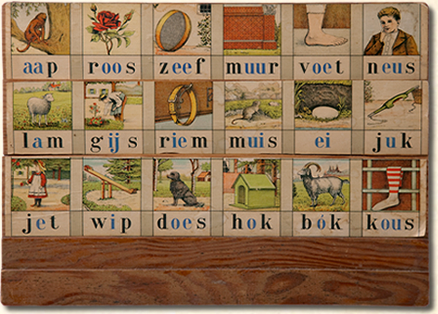 diamond painting leesplankje becker 1910 gebaseerd op F.E. Becker uit omstreeks 1910