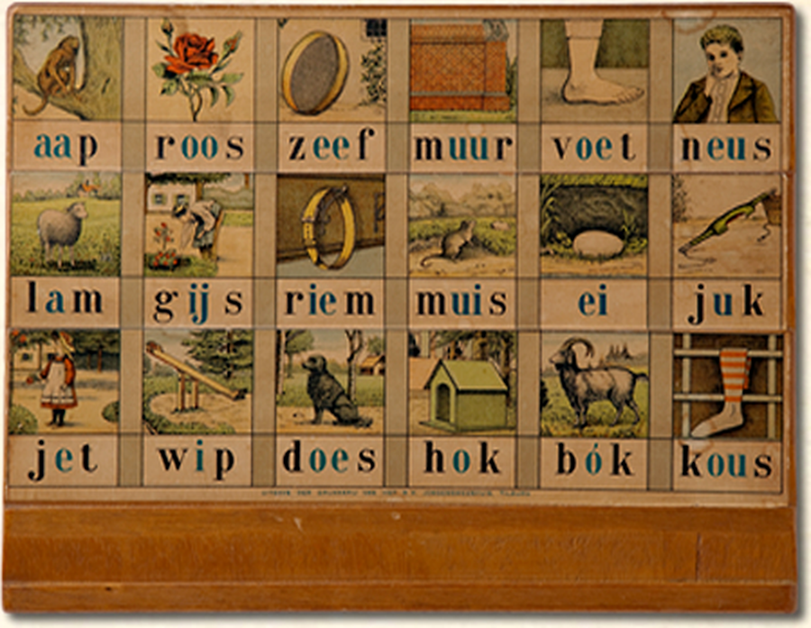 diamond painting leesplankje becker 1934 gebaseerd op F.E. Becker uit omstreeks 1934