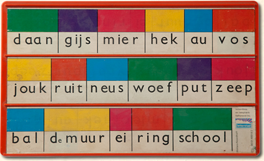 diamond painting leesplankje letterstad 1976 gebaseerd op H.J. Kooreman uit omstreeks 1976