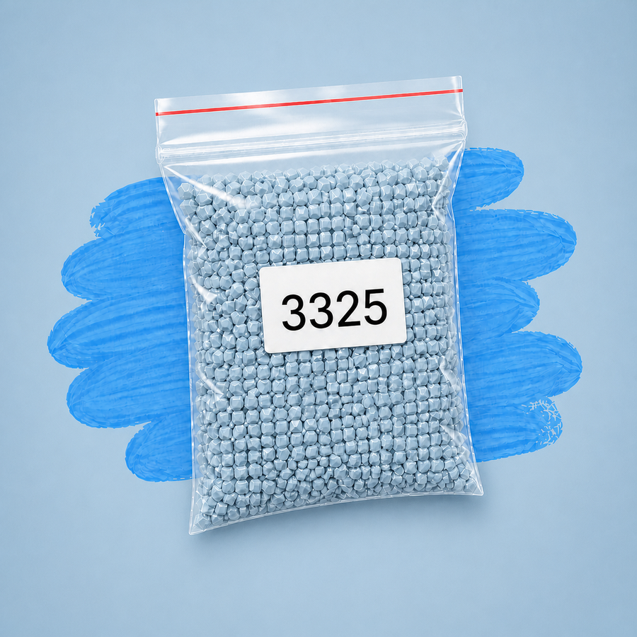 Zakje diamond-paintingsteentjes met kleurcode DMC 3325