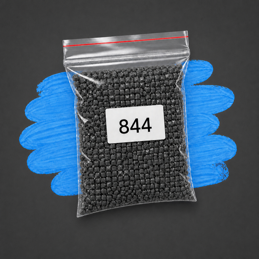 Zakje diamond-paintingsteentjes met kleurcode DMC 844