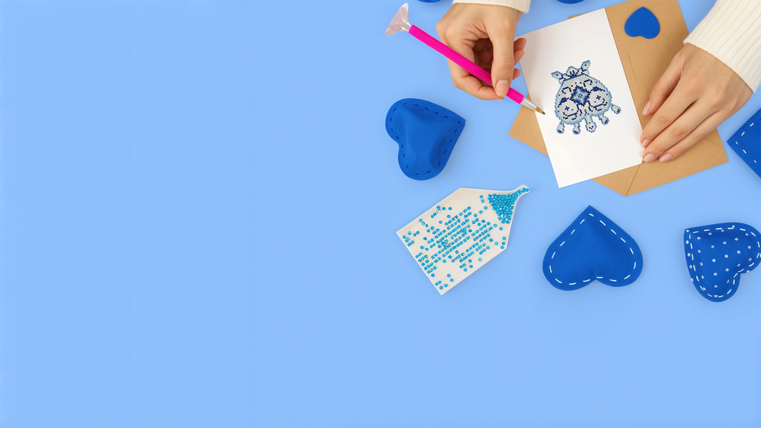 Diamond-paintingsteentjes laten los of komen omhoog