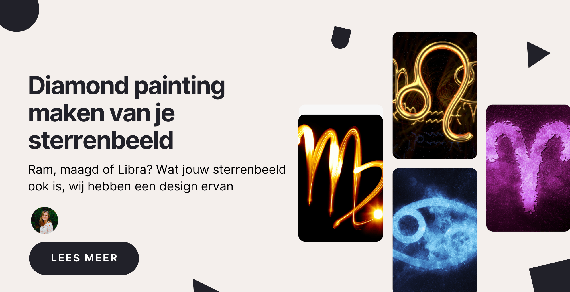 Diamond painting maken van je sterrenbeeld