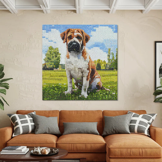 Jouw hond als diamond painting
