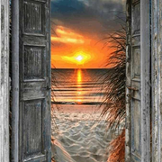 Diamond painting landschap