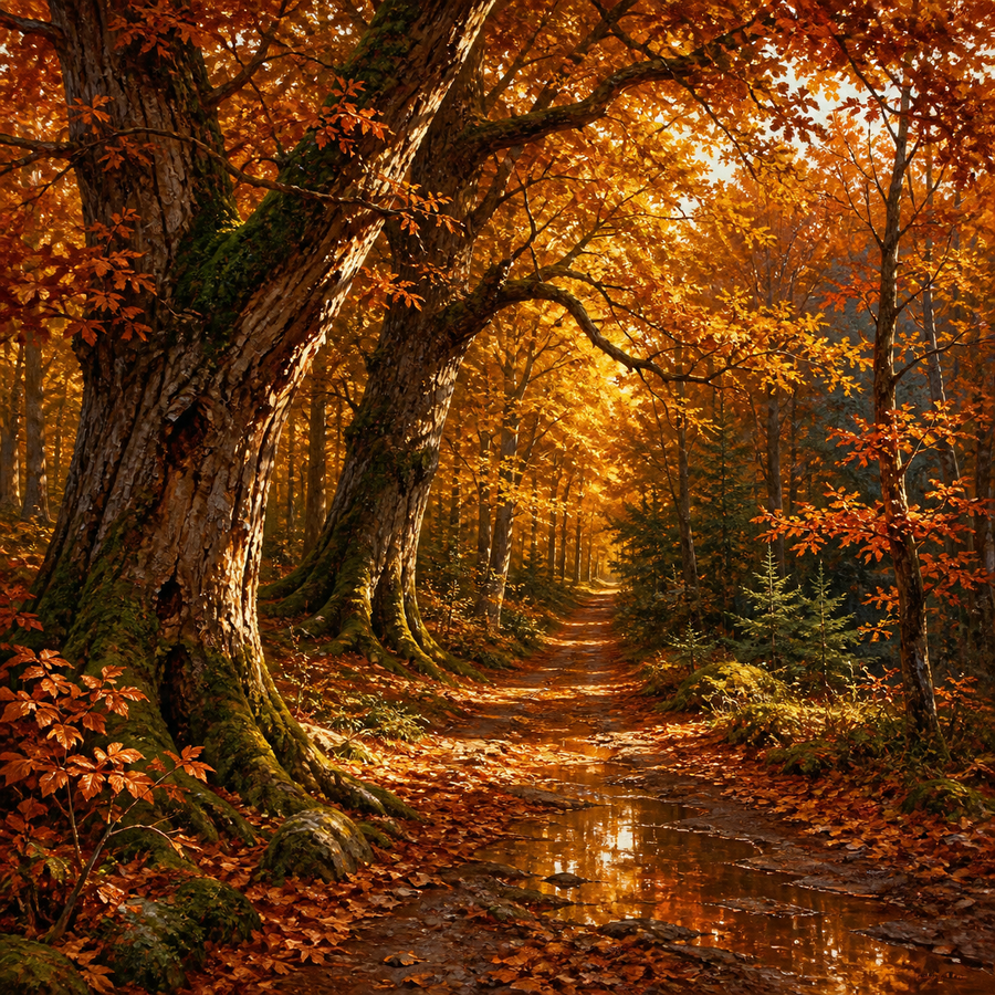 Diamond Painting Herfst – collectie met warme herfstontwerpen
