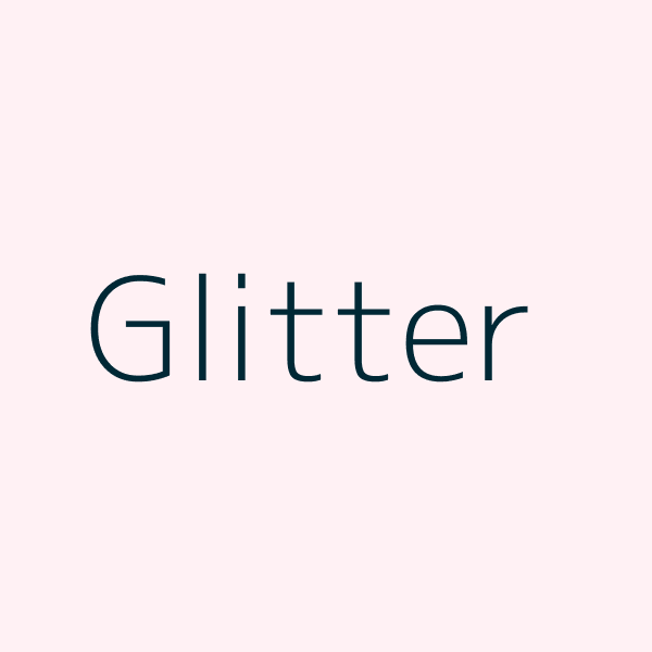 Glitter steentjes upgrade