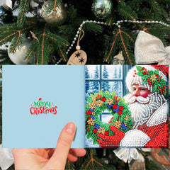 diamond painting 12 kerstkaarten - kerstavond set – afbeelding 6