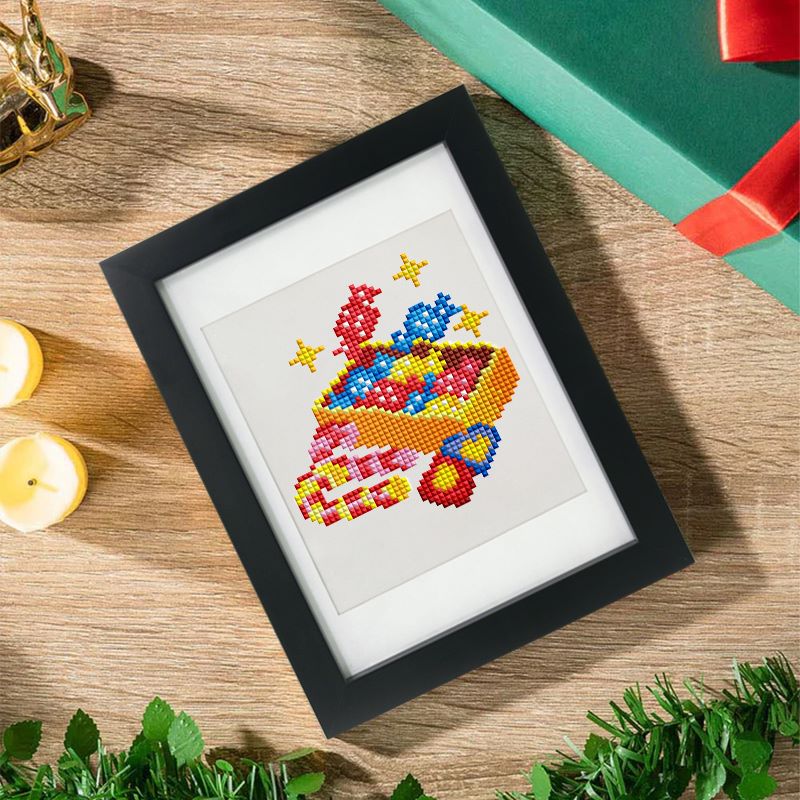 diamond painting - 12 mini diamond paintings - kerst set 2.0 – afbeelding 10