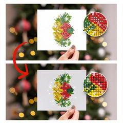 diamond painting - 12 mini diamond paintings - kerst set 2.0 – afbeelding 3