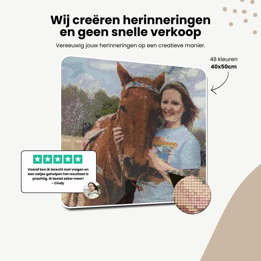 Diamond Painting Eigen Foto - Upload uw eigen foto