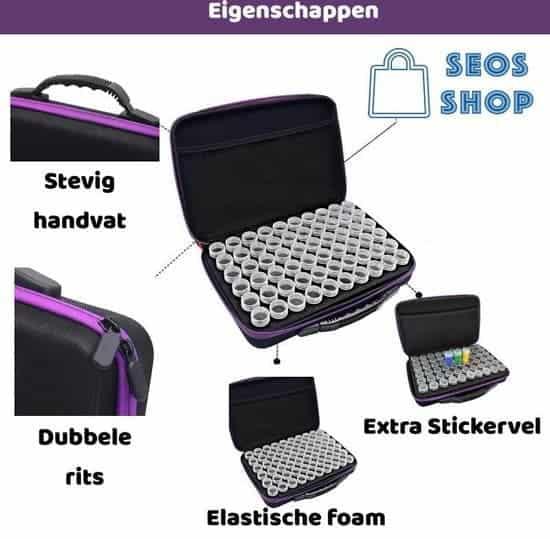 Diamond Painting Sorteerdoos 60 potjes - SEOS Shop®