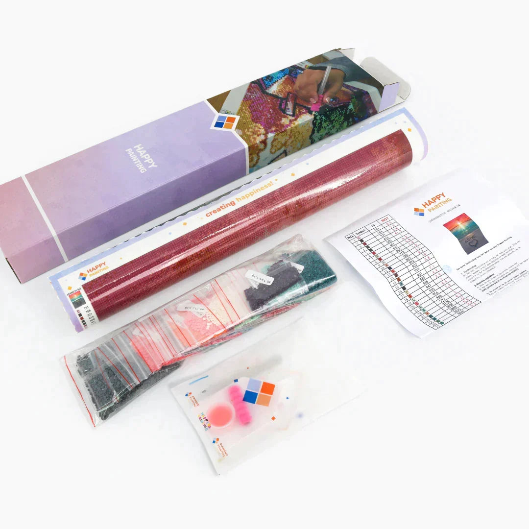 Diamond Painting Koe Op Trekker – productdetail 6