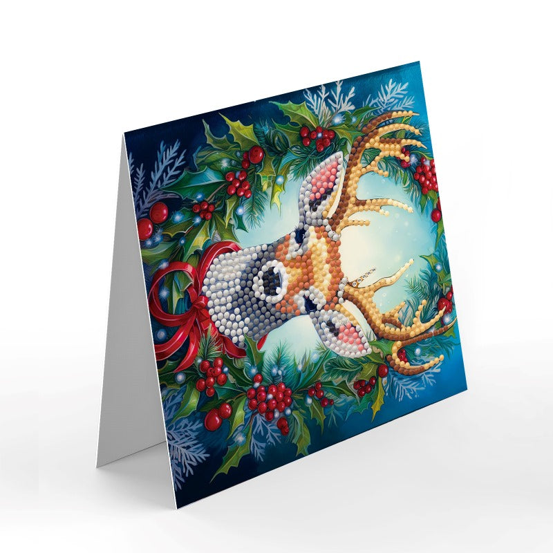 diamond painting 8 kerstkaarten + 12 hangers – afbeelding 8
