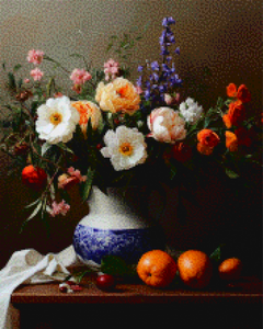 Diamond Painting -  De omhelzing van een bloei
