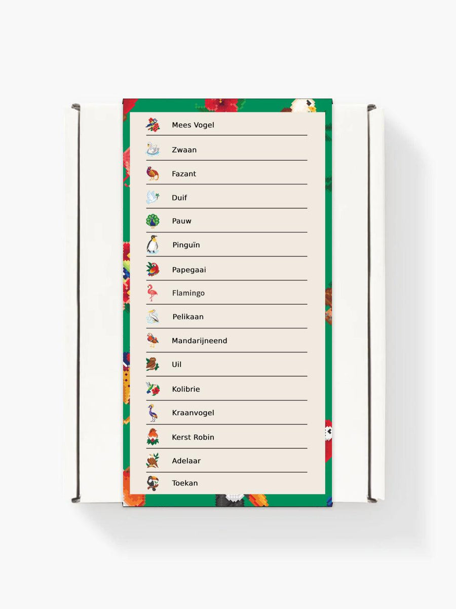 Mini Meesterwerken - Vogels editie (Set van 16)