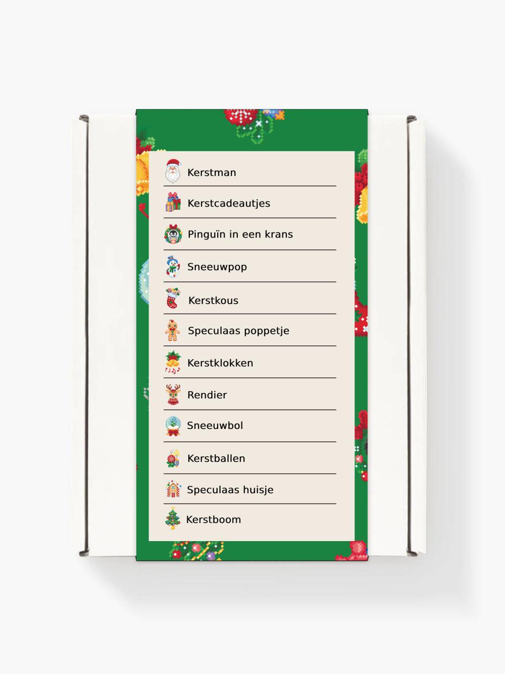 Mini Meesterwerken - Kerstmis editie (Set van 12)