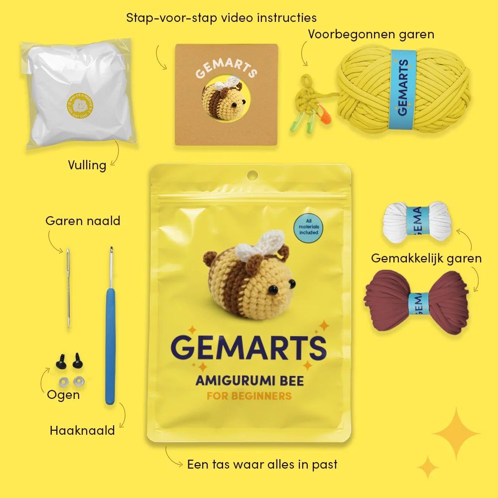 Amigurumi Honingbij - Gemarts