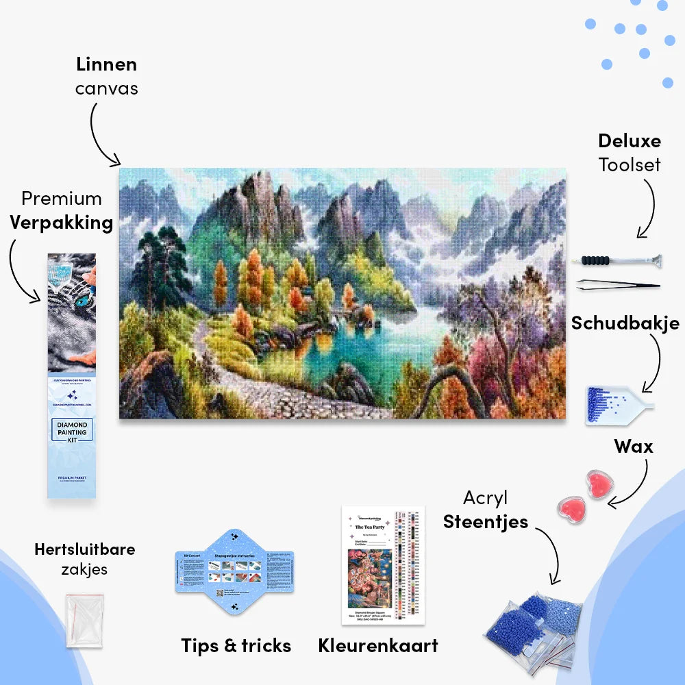 Bergen Meer | Groot Formaat - Seos SHOP