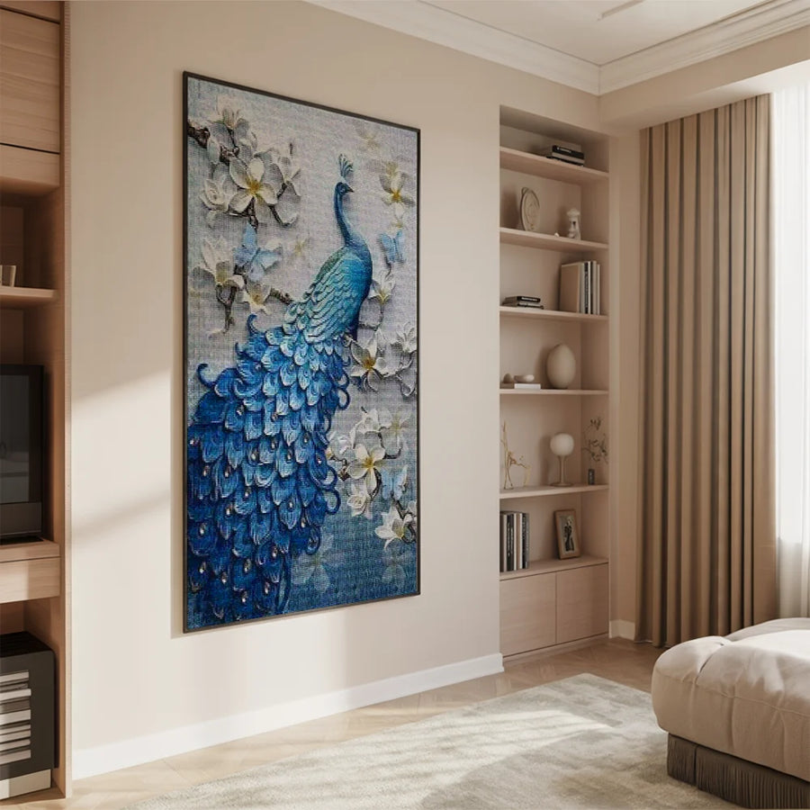 Blauwe pauw | Groot Formaat - SEOS Shop ®