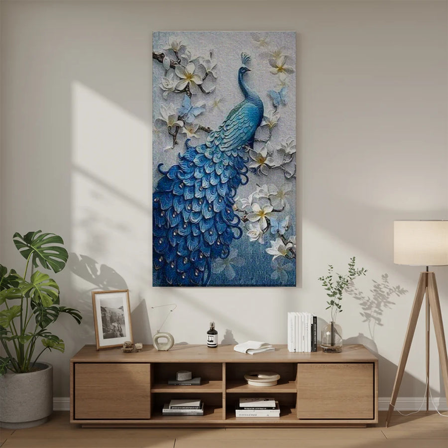 Blauwe pauw | Groot Formaat - SEOS Shop ®