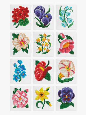 Mini Meesterwerken - Bloemen 2.0 (Set van 12)