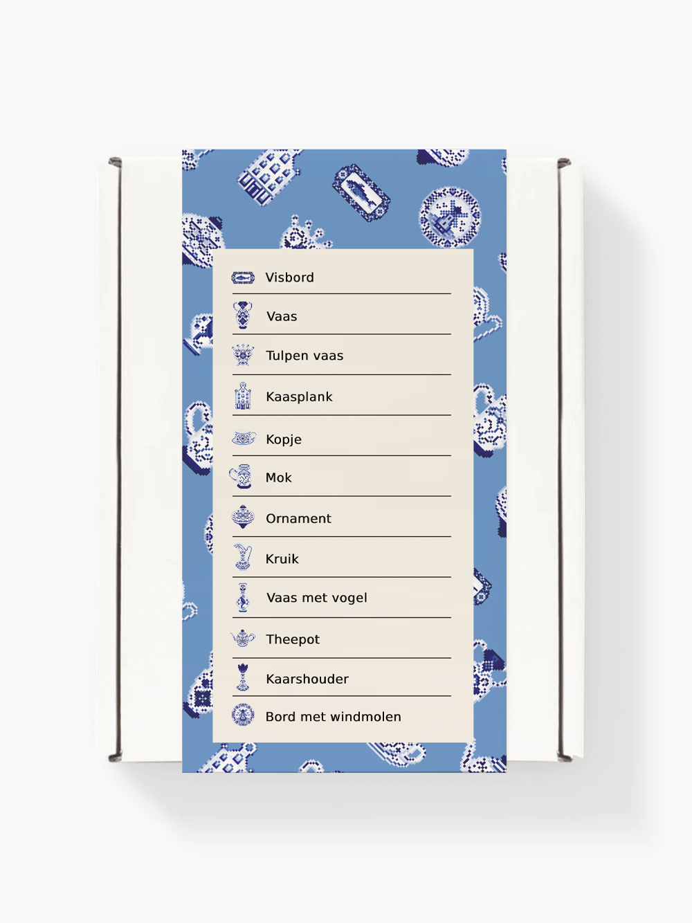 Mini Meesterwerken - Delftsblauw editie (Set van 12)