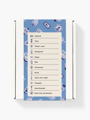 Mini Meesterwerken - Delftsblauw editie (Set van 12)
