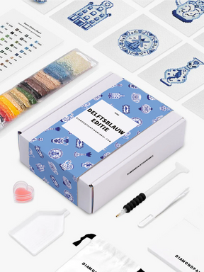 Mini Meesterwerken - Delftsblauw editie (Set van 12)