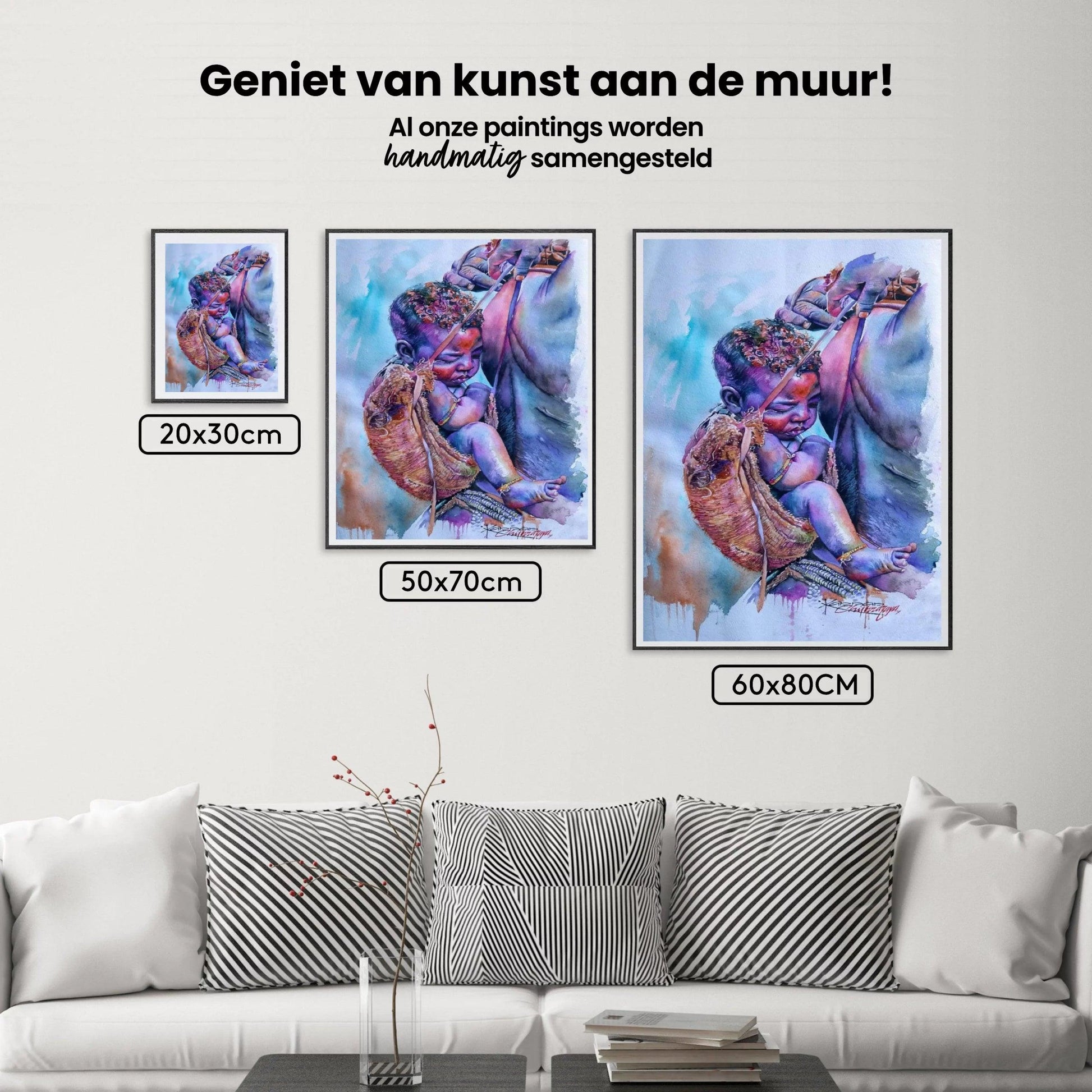 Diamond Painting Afrikaanse Moeder - SEOS Shop ®
