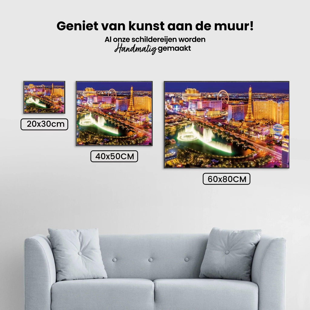 Diamond Painting Amerika Stad Nacht - SEOS Shop ®