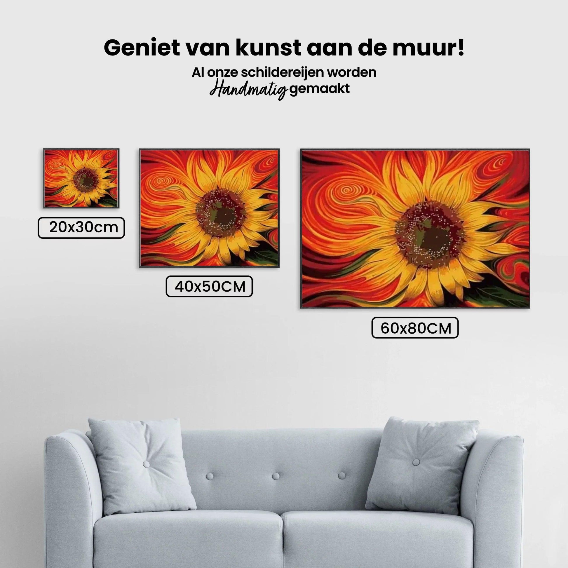 Diamond Painting Artistieke Zonnebloem - SEOS Shop ®