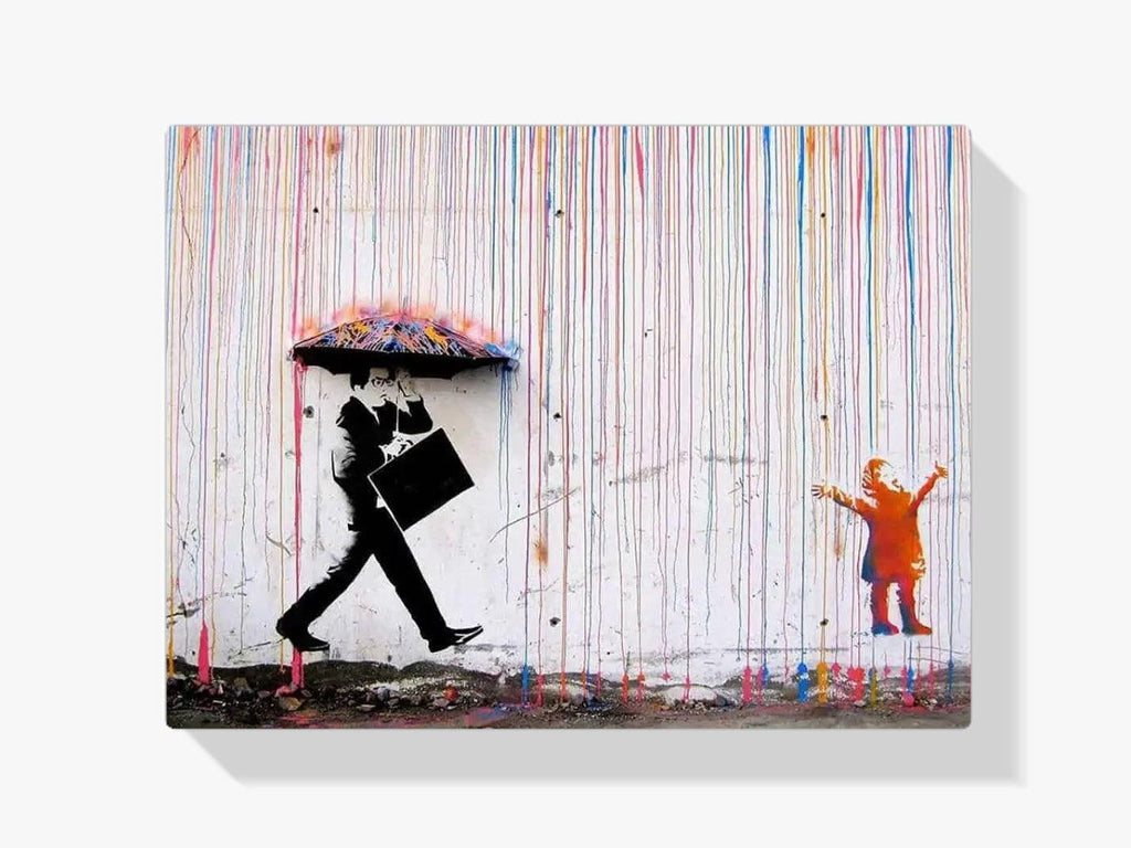 Diamond Painting Banksy – Kleurenregen - SEOS Shop ®