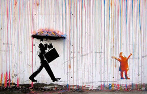Diamond Painting Banksy – Kleurenregen - SEOS Shop ®