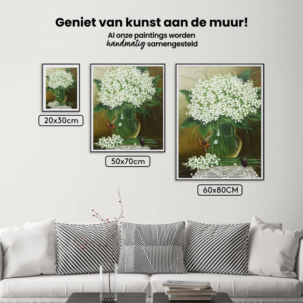 Diamond Painting Bloemen en vlinder - SEOS Shop ®