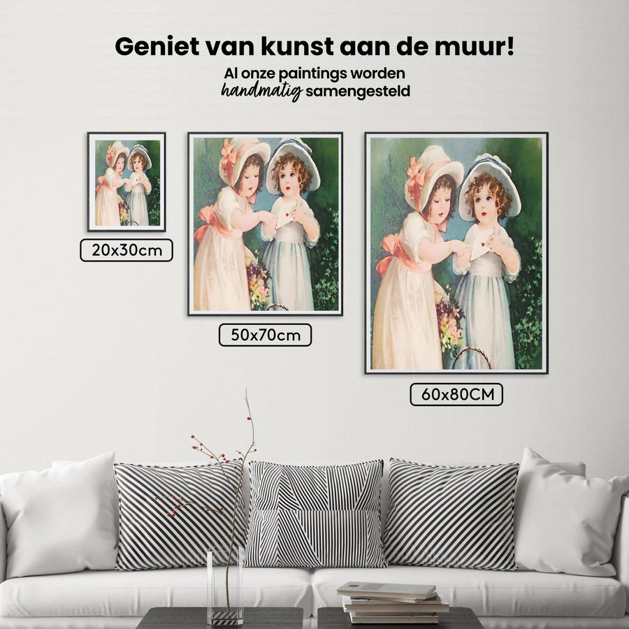 Diamond Painting Bloemen meisjes - SEOS Shop ®