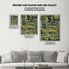 Diamond Painting Brug over een vijver met waterlelies - SEOS Shop ®