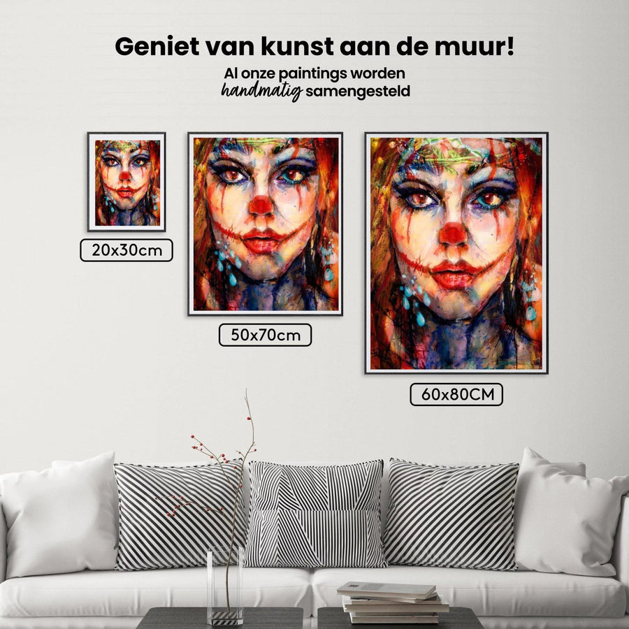 Diamond Painting Clown Meisje - SEOS Shop ®