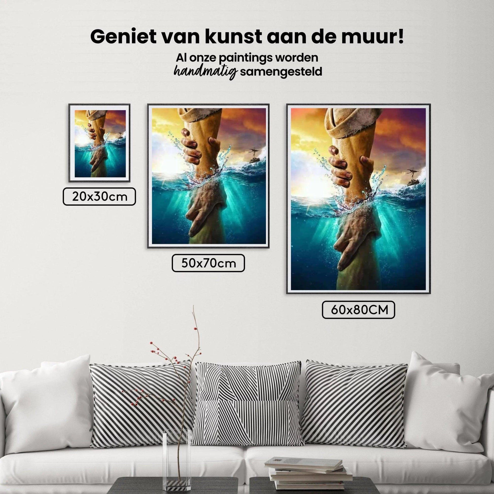 Diamond Painting De hand van God Jezus - SEOS Shop ®