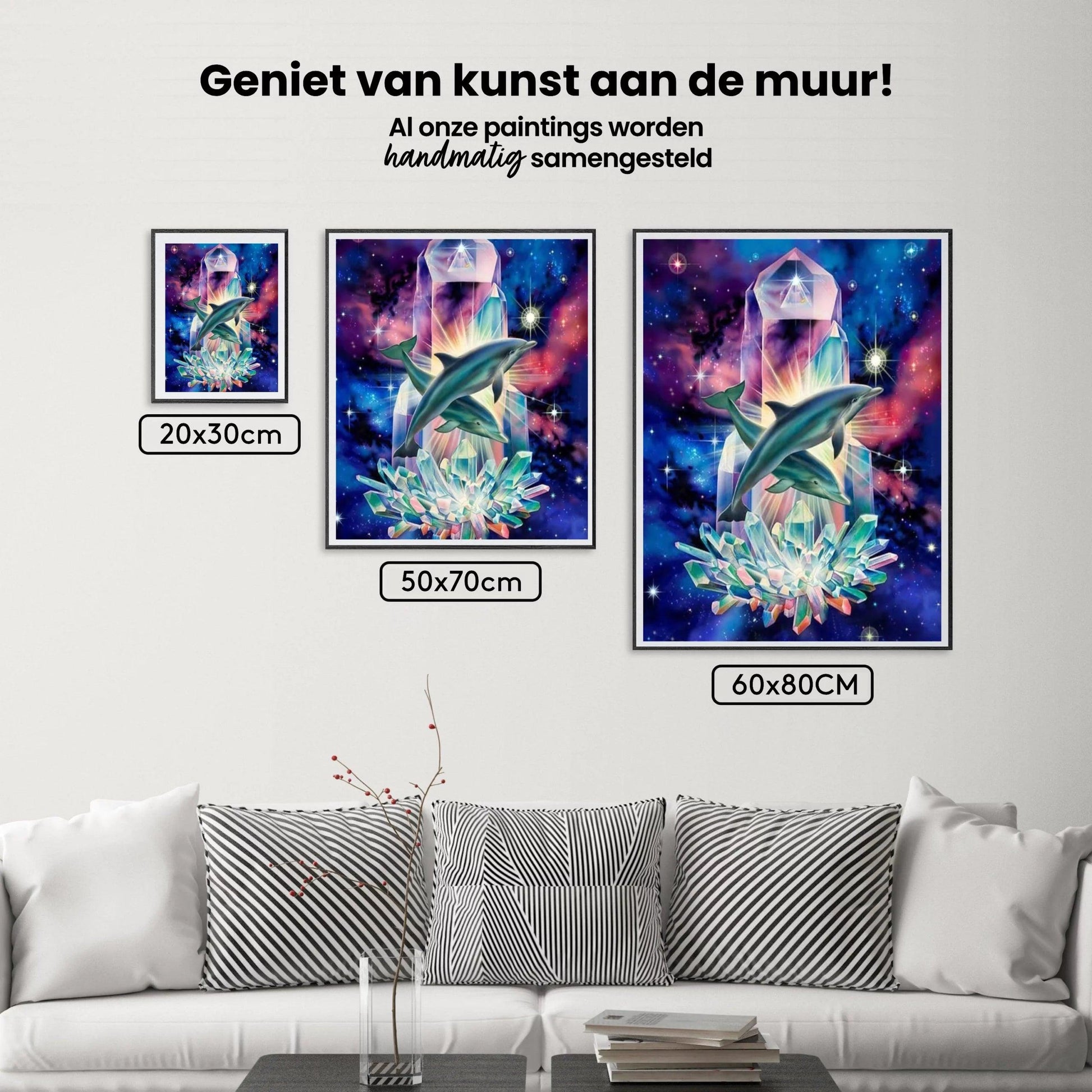Diamond Painting Diamant en dolfijnen - SEOS Shop ®
