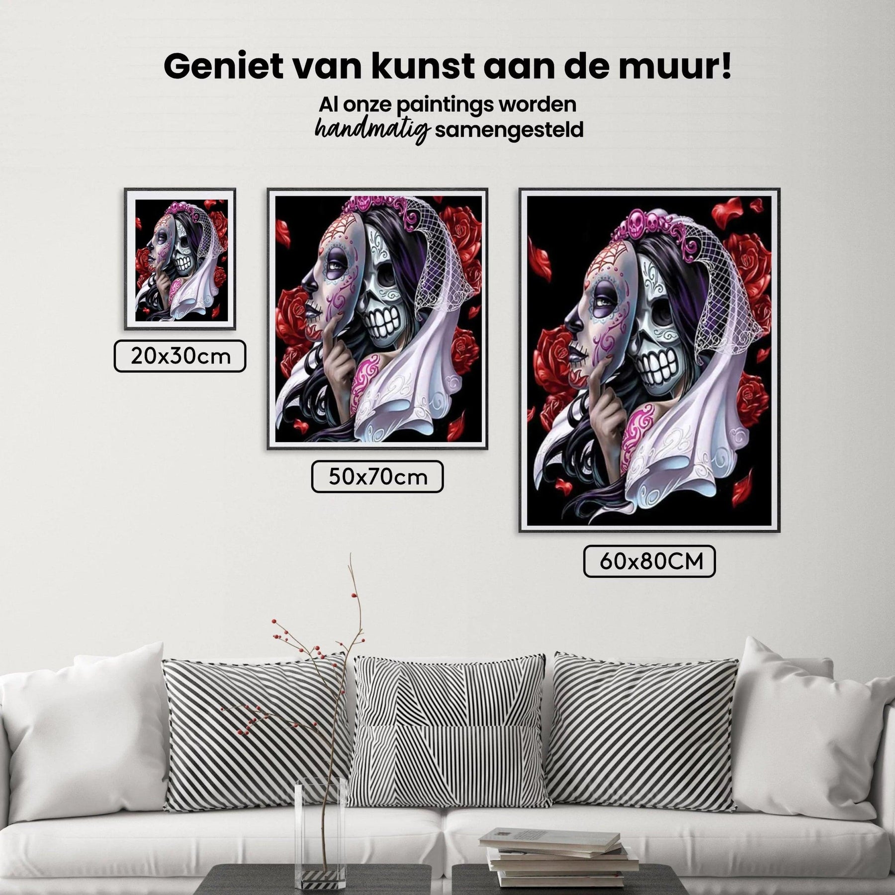 Diamond Painting Doodshoofd - Masker - SEOS Shop ®