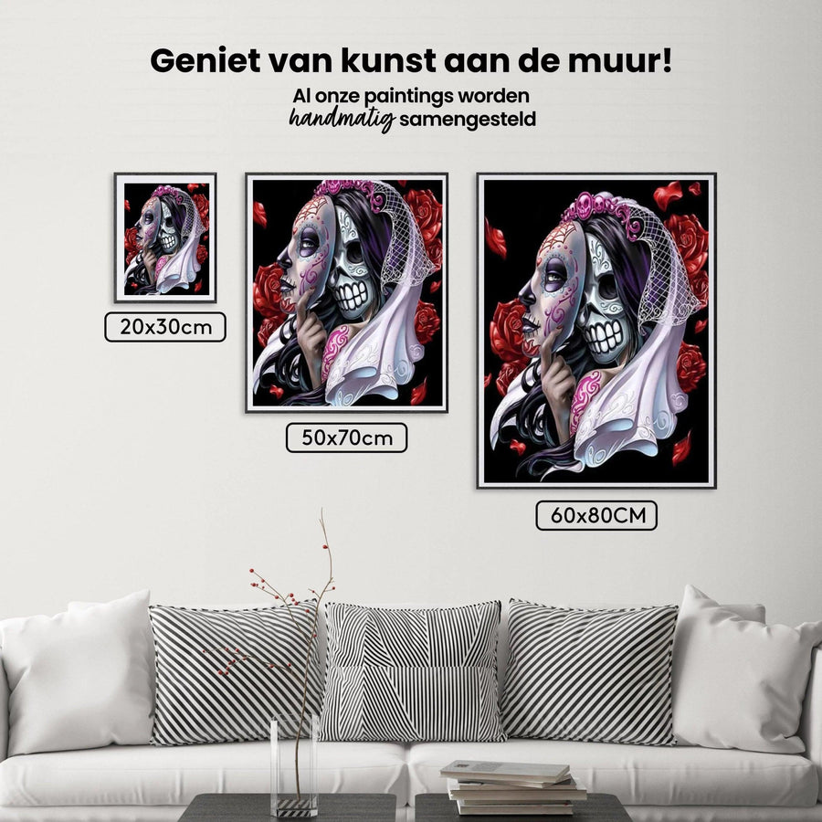 Diamond Painting Doodshoofd - Masker - SEOS Shop ®