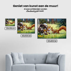 Diamond Painting Eekhoorn met Paddestoel - SEOS Shop ®