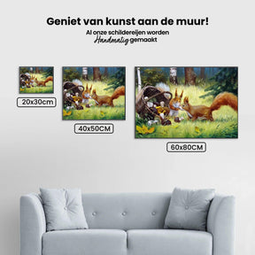Diamond Painting Eekhoorn met Paddestoel - SEOS Shop ®