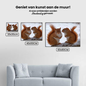 Diamond Painting Eekhoorn paar - SEOS Shop ®