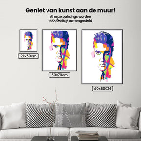 Diamond Painting Elvis Presley abstract - SEOS Shop ®