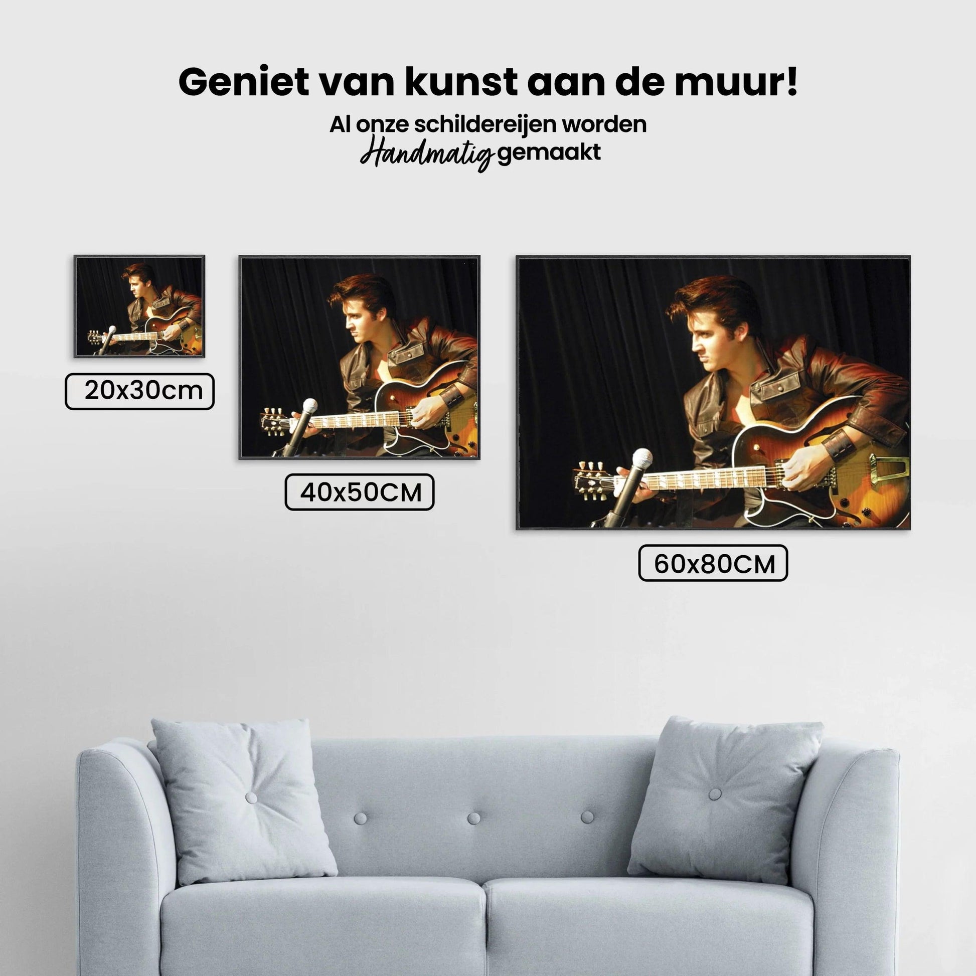 Diamond Painting Elvis Presley met gitaar - SEOS Shop ®